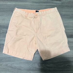 J. Crew Men’s Flat Front Chino Shorts - Light Peach